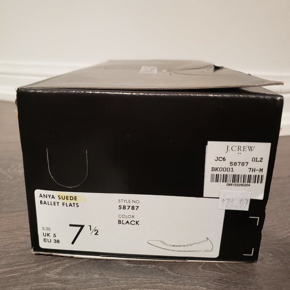 J. Crew Anya Suede Ballet Flats - Picture 8 of 9